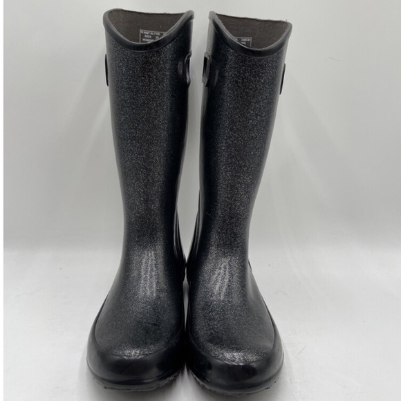 Bogs Women's Waterproof Rain Boots -Black Glitter - Picture 5 of 13